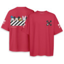 OFF WHITE x Disney - Boxy Drop-Shoulder Tee - Streetwear Fashion