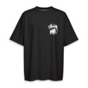 STUSSY - Boxy Drop-Shoulder Tee - Streetwear Fashion
