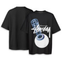 STUSSY - Boxy Drop-Shoulder Tee - Streetwear Fashion
