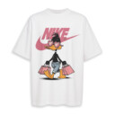 NIKE, Daffy Duck - Boxy Drop-Shoulder Tee - Streetwear Style