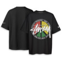 Stussy Y2K - Boxy Drop-Shoulder Tee - Streetwear Fashion