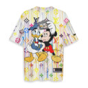 Mickey Mouse x Donald Duck x L.Vuitton - Boxy Drop-Shoulder Tee - Streetwear Fashion