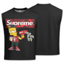Bart Simpson x Supreme x Bape - Men's Premium Tank - Regular Fit