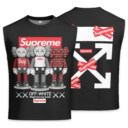 Off White x Supreme x Kaws - Men's Premium Tank - Regular Fit