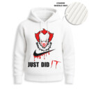 NIKE, It Pennywise, Halloween - Knitted Unisex Hoodie