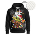 NIKE, Baby Yoda Christmas - Knitted Unisex Hoodie