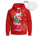NIKE, Pink Panther Christmas - Knitted Unisex Hoodie