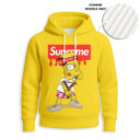 SUPREME, Bart Simpson - Knitted Unisex Hoodie