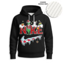 NIKE, Grinch Christmas - Knitted Unisex Hoodie