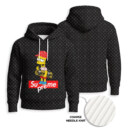 SUPREME, Bart Simpson - Knitted Unisex Hoodie