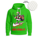 NIKE, Grinch Christmas - Knitted Unisex Hoodie