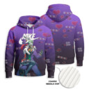 NIKE, Joker and Harley Quinn - Knitted Unisex Hoodie