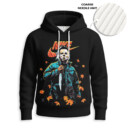 NIKE, Halloween Horror Movie - Knitted Unisex Hoodie