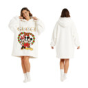 Fashion Mickey and Minnie Mouse Christmas - Oodie Blanket Hoodie