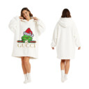 Fashion Grinch Christmas - Oodie Blanket Hoodie