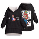 Mario, OFF WHITE - Oodie Blanket Hoodie