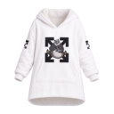 Kung fu Panda, OFF WHITE, NIKE - Oodie Blanket Hoodie