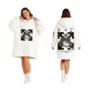 Kung fu Panda, OFF WHITE, NIKE - Oodie Blanket Hoodie