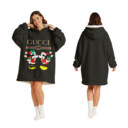 Fashion Mickey and Minnie Mouse Christmas - Oodie Blanket Hoodie