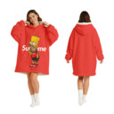 SUPREME, Bart Simpson - Oodie Blanket Hoodie