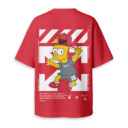 OFF WHITE, Bart Simpson - Oversized Boxy Tee