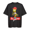 SUPREME, Bart Simpson - Oversized Boxy Tee