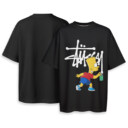 STUSSY, Bart Simpson - Oversized Boxy Tee