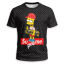 SUPREME, Bart Simpson Unisex T-shirt - Regular Fit