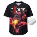 NIKE, Deadpool - Unisex V-Neck Mesh Tee - Relaxed Fit