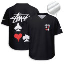 Stussy - Unisex V-Neck Mesh Tee - Relaxed Fit