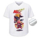 NIKE, Deadpool and Wolverine - Unisex V-Neck Mesh Tee - Relaxed Fit