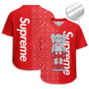 LOUIS VUITTON, SUPREME, Kaws - Unisex V-Neck Mesh Tee - Relaxed Fit