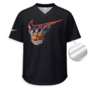 Nike Basketball - Unisex V-Neck Mesh Tee - Relaxed Fit