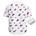 NIKE JORDAN - Unisex V-Neck Mesh Tee - Relaxed Fit