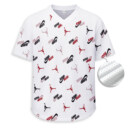 NIKE JORDAN - Unisex V-Neck Mesh Tee - Relaxed Fit