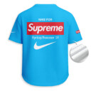 Supreme x Nike - Unisex V-Neck Mesh Tee - Relaxed Fit