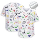 JORDAN - Unisex V-Neck Mesh Tee - Relaxed Fit