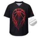 Basketball - Unisex V-Neck Mesh Tee - Relaxed Fit