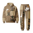 NIKE Camo Brown - Unisex Hoodie Joggers Set