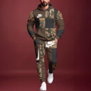 NIKE Camo Brown - Unisex Hoodie Joggers Set