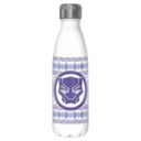 Marvel: Black Panther: Wakanda Forever Purple Logo  Adult Stainless Steel Water Bottle
