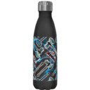 Marvel: Thor: Love and Thunder Stormbreaker and Mjolnir Electric Pattern  Adult Stainless Steel Water Bottle