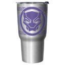 Marvel: Black Panther: Wakanda Forever Purple Logo  Adult Stainless Steel Tumbler w/Lid