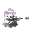 Star Wars: The Mandalorian Black and White  Adult Stainless Steel Water Bottle