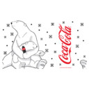 Coca Cola Christmas Polar Bears Hug  Adult Stainless Steel Water Bottle