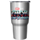 Marvel: Thor: Love and Thunder Metallic Logo  Adult Stainless Steel Tumbler w/Lid