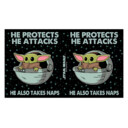 Star Wars: The Mandalorian The Child Protects Attacks Naps  Adult Stainless Steel Water Bottle