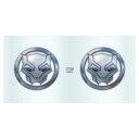 Marvel: Black Panther: Wakanda Forever Vibranium Panther Logo  Adult Tritan Can Shaped Drinking Cup