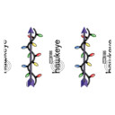 Marvel Hawkeye Christmas Lights Arrow Logo  Adult Stainless Steel Water Bottle