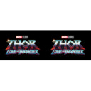 Marvel: Thor: Love and Thunder Metallic Logo  Adult Stainless Steel Tumbler w/Lid